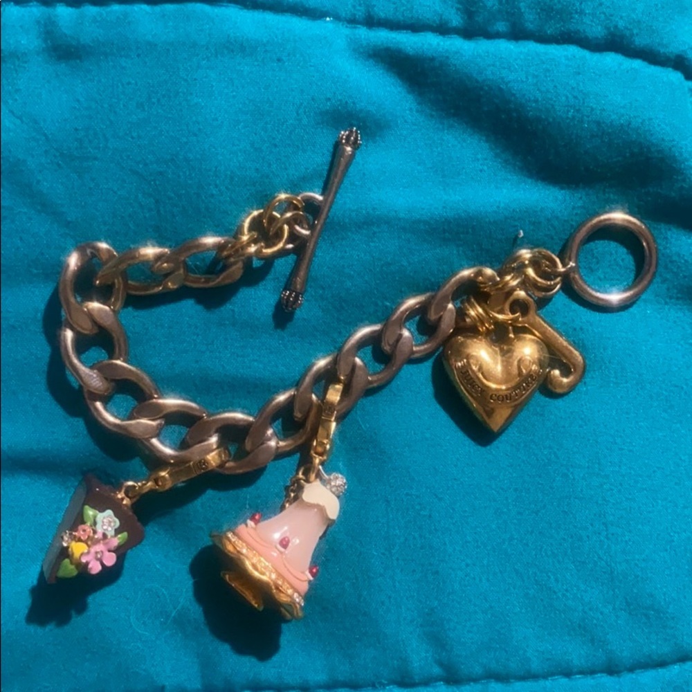 Vintage 2007 Juicy Couture bracelet and charms